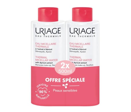Uriage Agua Micelar Termal Pieles Sensibles 2x500ml