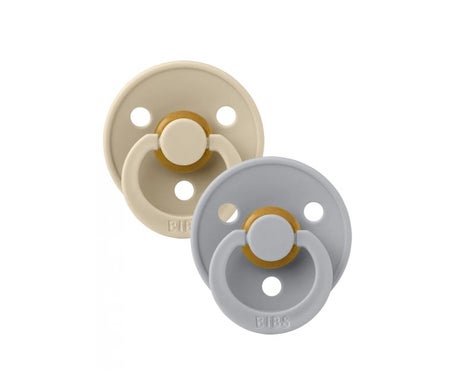 Bibs Color Chupetes 6-18M Vanilla & Cloud 2uds