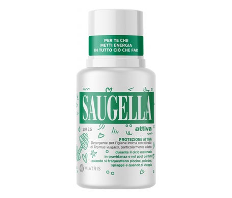 Saugella Attiva pH3,5 Protección Activa Higiene Íntima Limpiador 100ml