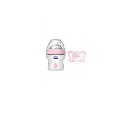 Chicco Set Natural Feeling Biberón 150ml + Micro Chupete