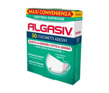 Algasiv Adhesivo Prótesis Dental Superior 30uds