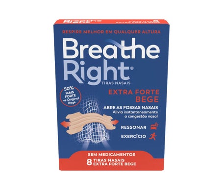 Breathe Right Tiras Nasales Extra Fuertes 8uds