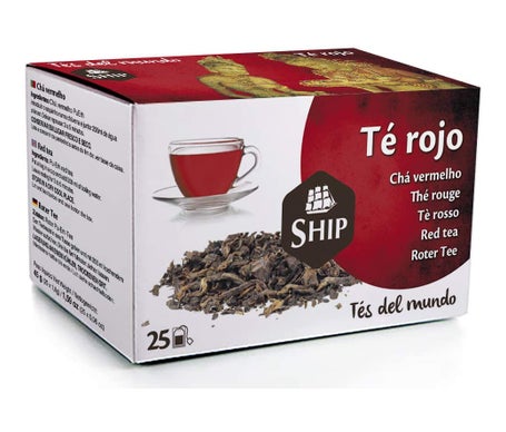 Ship Tea Rojo Puerh Infusión 25 Sobres