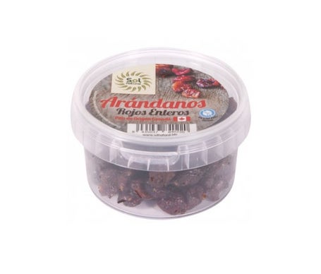 Solnatural Arándano Rojo Entero Bio sin Azúcar 125g
