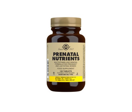 Solgar Nutrientes Prenatales 120comp