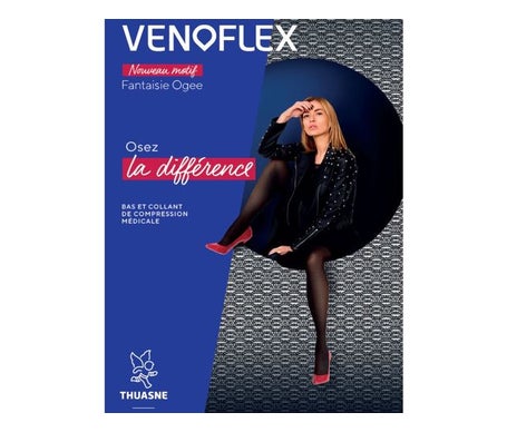 Thuasne Venoflex 2 Ogee Pantimedia Negro Talla N3 1ud