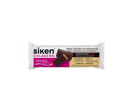 Siken Sustitutivo Colágeno Barrita Vainilla 40g 1ud