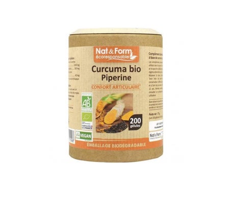 Nat&Form Eco Curcum/Pip Bio Gel200