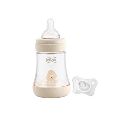 Chicco Biberón +0m 150ml + Chupete Silicona Soft 0-2m