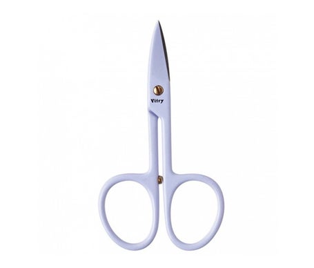 Vitry Tijeras Uñas Curvas Color Acero Inoxidable Endurecido 1ud