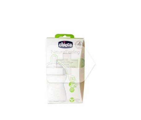 Chicco® biberón Setp Up tetina silicona boca ancha flujo normal 250 ml 1ud