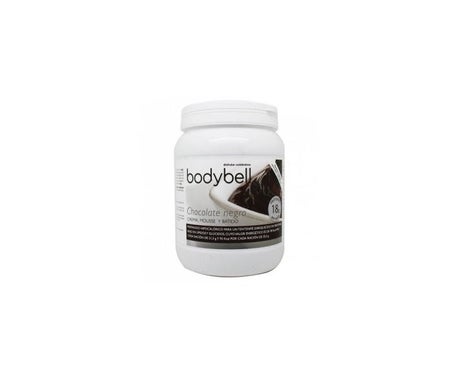Pote de chocolate preto bodybell