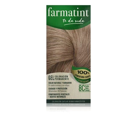 Farmatint Gel 8C Rubio Claro Ceniza 135ml