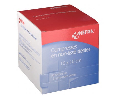 Mefra Compresas Estériles No Tejidas 10x10cm 2x50uds