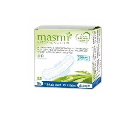 Masmi Compresas Ultrafinas Noche Con Alas 10ud