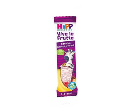 Hipp Bio Viva La Fruta Barrita Cereales Banana Frambuesa 23g