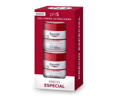 Eucerin Crema-Gel Ultraligera Hidratante Corporal pH5 2x350ml