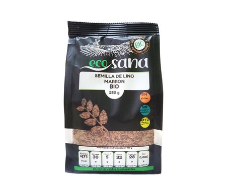 Ecosana Semilla Lino Marrón Bio 250g