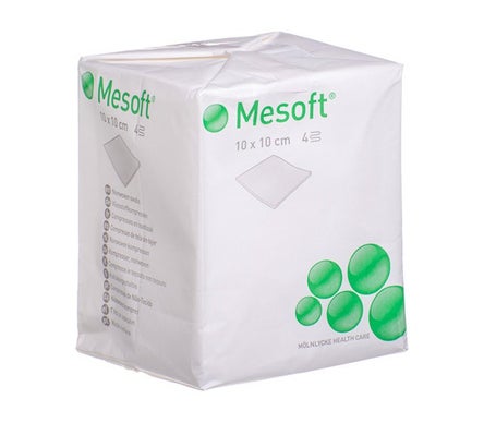 Mesoft Compresa No Estéril No Tejido 10x10cm 100uds