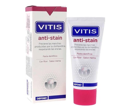 Vitis Antistain Dentífrico Antimanchas Menta 50 ml