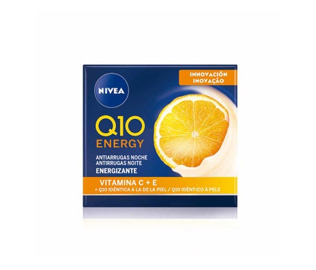 Nivea Crema Q10+ Vitamina C Antiarrugas Energizante Noche 50ml