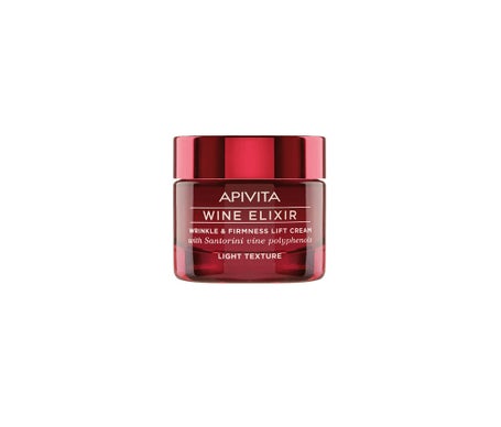 Apivita Wine Elixir Crema Antiarrugas & Reafirmante con Efecto Lifting – Textura Ligera 50ml