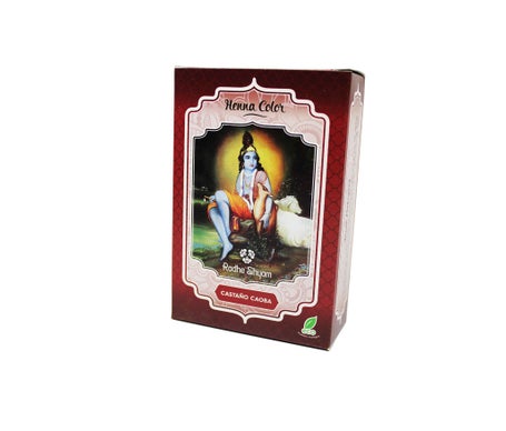 Radhe Shyam Henna Castaño Caoba Polvo