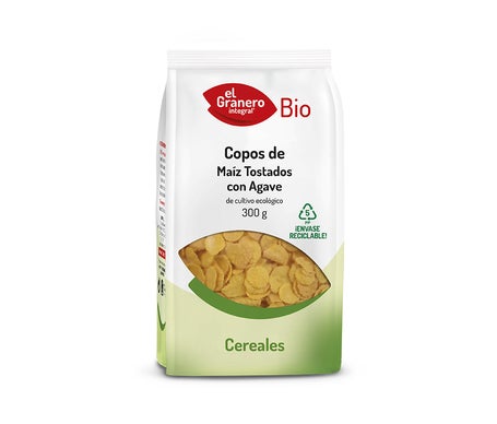 El Granero Integral Copos Maiz Tostado C/Agave Bio 300g | Natural Doctor