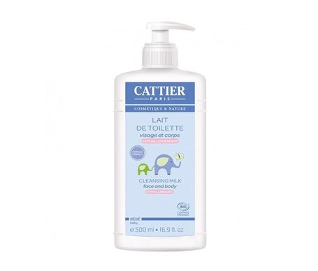 Cattier leche limpiadora bebé BIO 500ml