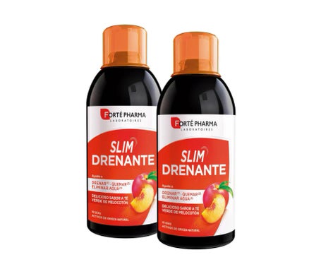 Forté Pharma Turboslim Drenante Melocotón 2x500ml
