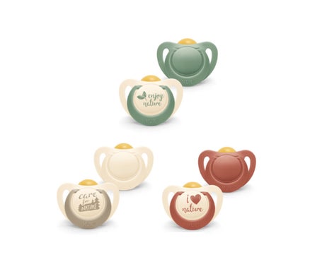Nuk for Nature Chupete Látex 6-18M 2uds