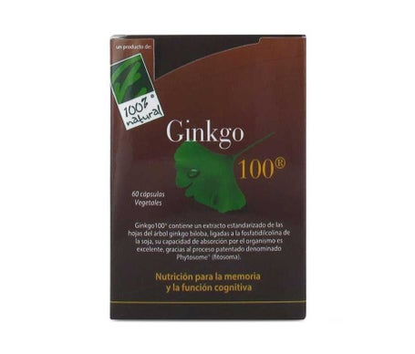 100% Natural Ginkgo 60cáps