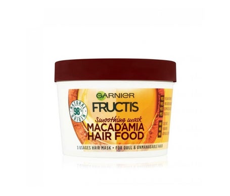 Garnier Fructis Hair Food Macadamia Mascarilla Alisadora 390ml