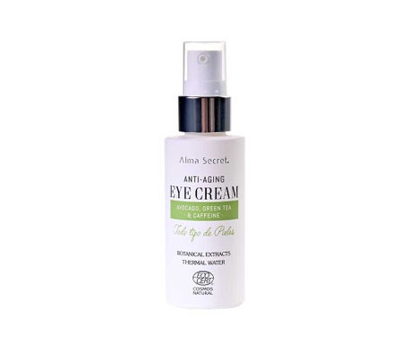 Alma Secret Contorno Ojos Antiedad Con Aguacate, Té Verde & Cafeína 30ml