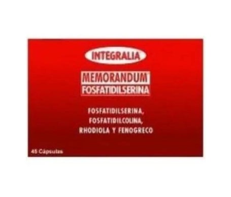 Integralia Memorándum Fosfatidilserina 45caps | Natural Doctor
