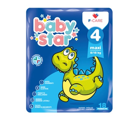 Farvima BabyStar Pañales Maxi 8/18kg 18uds