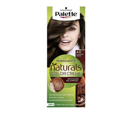 Schwarzkopf Palette Natural Tinte Cabello 4,0 Castaño Medio 1ud