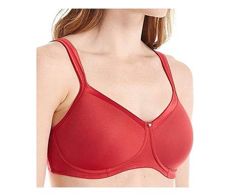 Amoena Lara Satin Sujetador SB41587 Rojo Rubí 85A 1ud