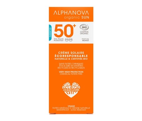 Alphanova Organic Sun Crema Solar Facial Bio SPF50+ 50ml