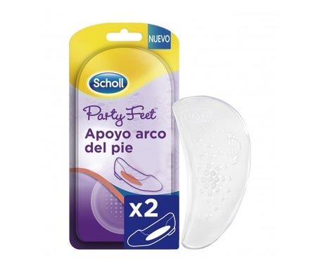Scholl GelActiv Party Feet Almohadillas para el Apoyo del Arco del Pie2uds