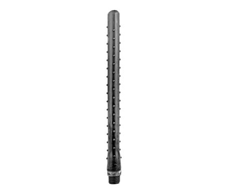 All Black Ridged Anal Douche 27cm 1ud