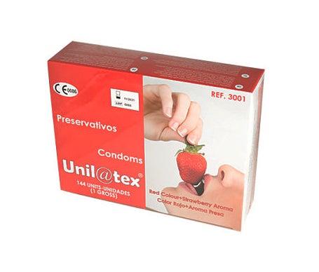 Preservativos UNILATEX Fresa (144 un)