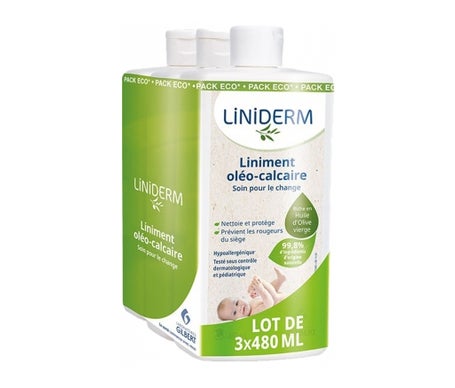 Gilbert Liniderm Liniment Oléo Calcaire 3x480ml