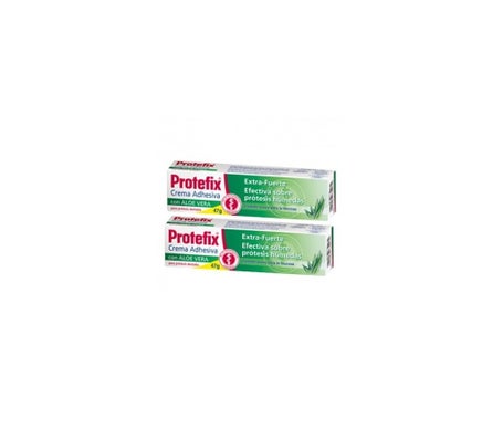 Acofar Protefix Duplo Crema Adhesiva Aloe 2X47G