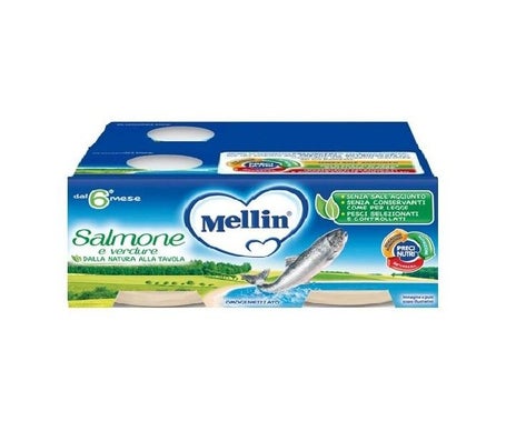 Mellin Papilla Salmón 4x80g