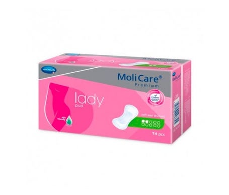 MoliCare Premium Lady Pad Compresas Incontinencia 2 Gotas 14uds