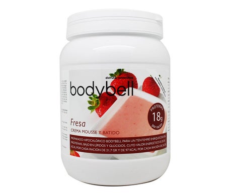 Bodybell Fresa Crema Mousse y Batido 450g