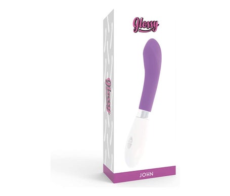 Glossy John Vibrador Lila 1ud