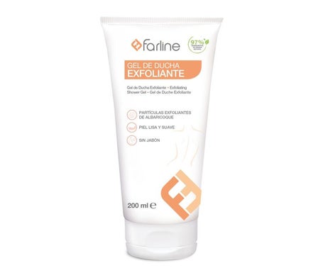 Farline gel ducha exfoliante cara y cuerpo 200ml