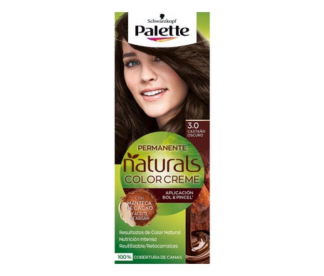 Schwarzkopf Palette Natural Tinte 3.0 Castao Oscuro 1ud